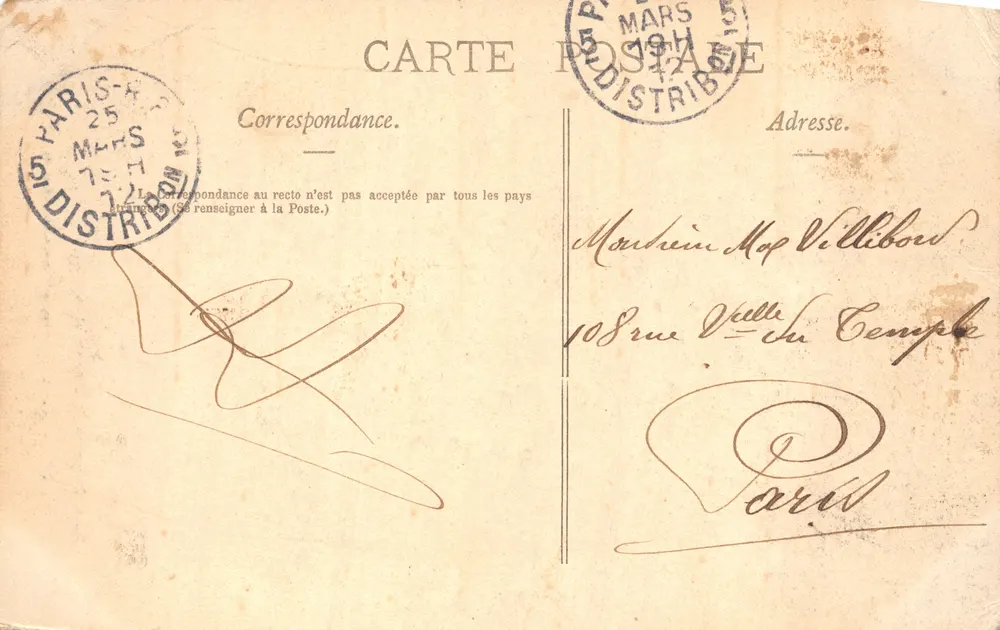 Les Pyrénées Illustrées — Cascade d'Iscoo — éditeur Les Pyrénées Illustrées, n° 407 - Verso