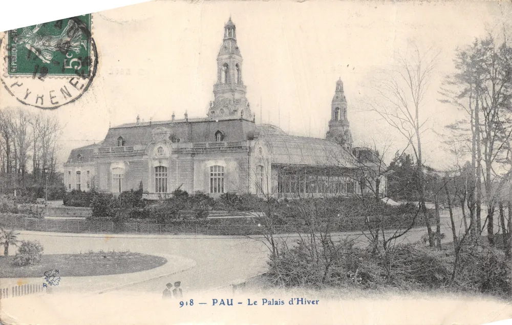 Pau — Schloss Winter — Verlag nicht sichtbar, Seriennummer 918 - Vorderseite