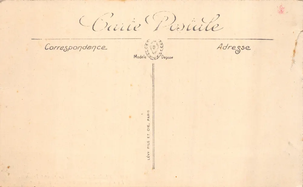 Versailles — Der Grand Trianon. Das Schlafzimmer von Napoleon I — LL. n°80 - Rückseite