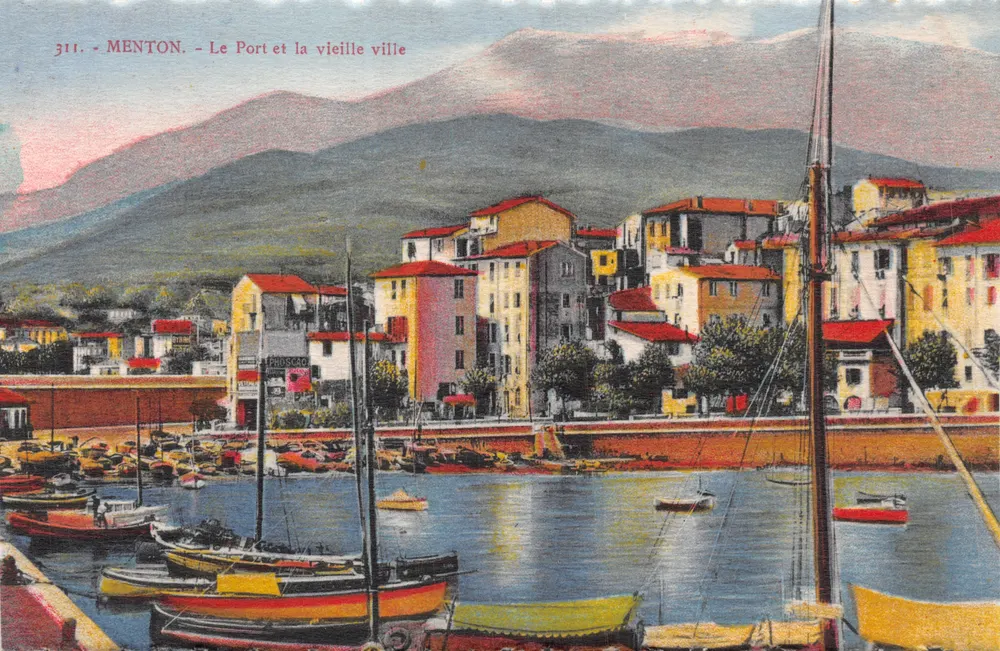 Menton - Der Hafen und das alte Stadttor — Verlag PROSCAO - Vorderseite