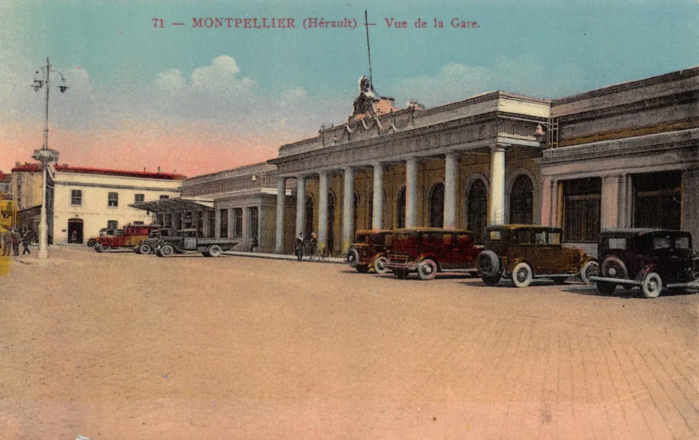 Montpellier (Hérault) — Ansicht der Station — Verlag DRUCK AUF DER KARTE n°71 - Vorderseite
