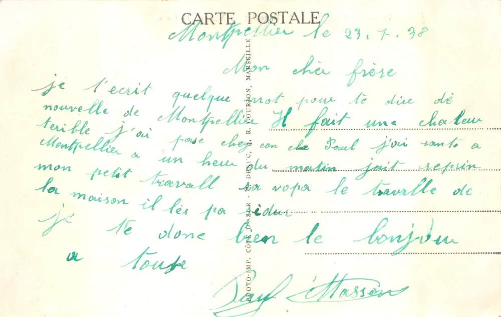 Montpellier (Hérault) — Ansicht der Station — Verlag DRUCK AUF DER KARTE n°71 - Rückseite