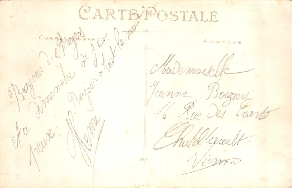 Angers — Die Kathedrale — Artaud et Nozais, Nantes, n°30 - Rückseite