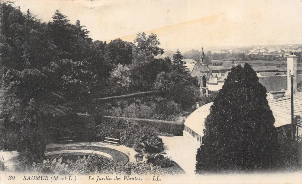 Saumur (M.-el-L.) — Der Botanische Garten — LL. — Nr. 30 - Vorderseite