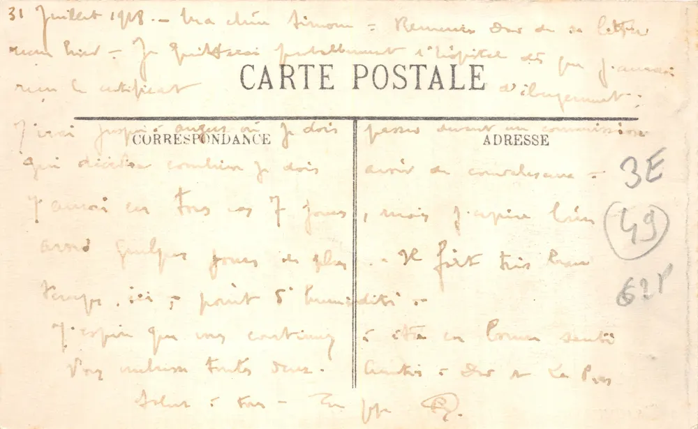 Saumur (M.-el-L.) — Der Botanische Garten — LL. — Nr. 30 - Rückseite