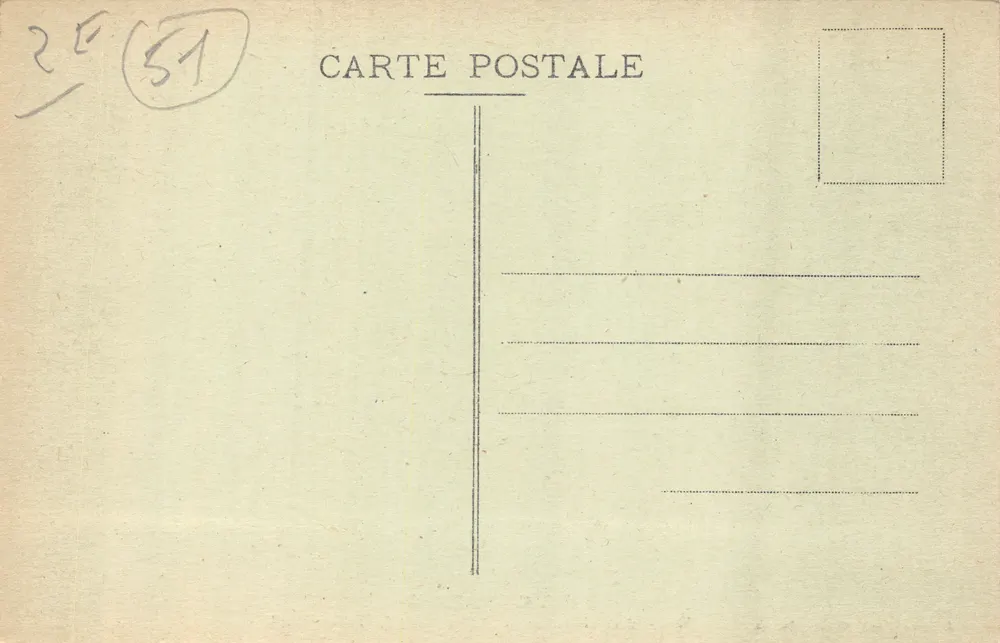 Épernay — Innenansicht der Kirche Saint-Pierre-Saint-Paul — J. Bracquemart, lib. édit., Épernay - Rückseite