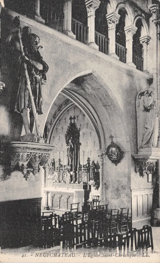 Neufchâteau — L'Église Saint-Christophe — LL. 41 - Recto