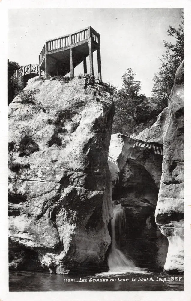 Die Gorges du Loup — Der Saut du Loup — Verlag BEF, Nr. 11341 - Vorderseite