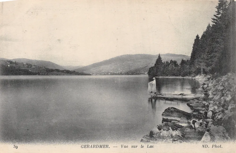 Gerardmer — Ansicht des Sees — ND. Foto n°39 - Vorderseite