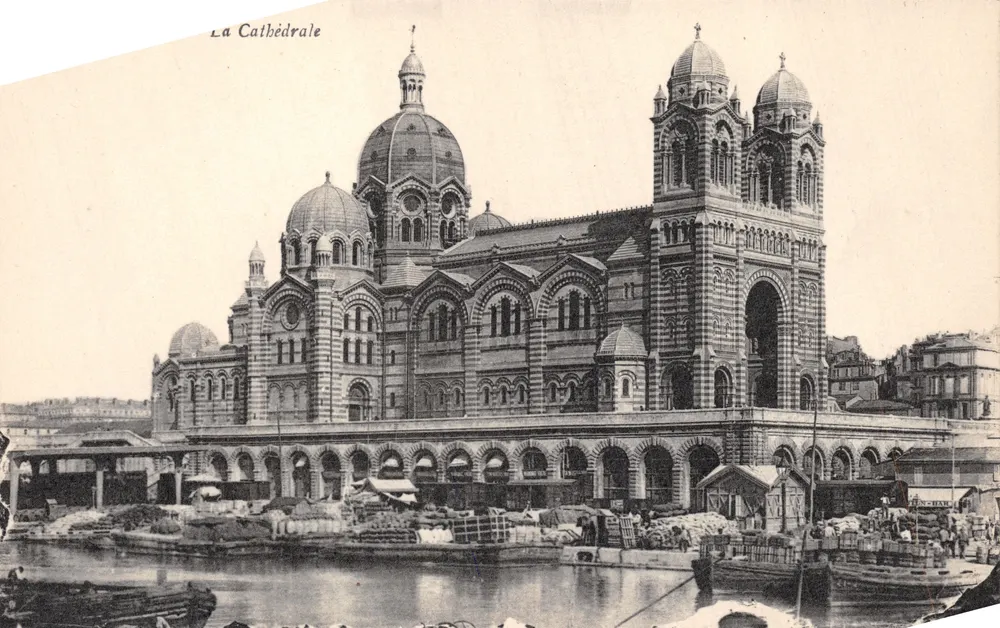 Die Kathedrale — religödes Gebäude in Marseille — Verleger unbekannt - Vorderseite