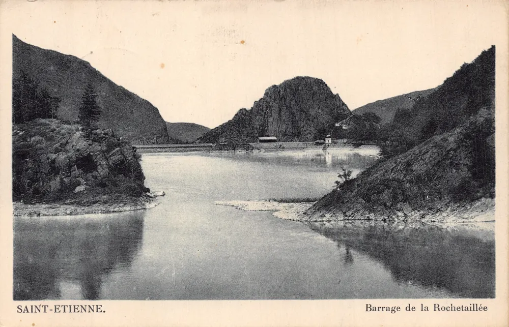 Saint-Étienne — Diglio di Rochetaillée — editore sconosciuto - Recto