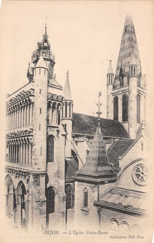 Dijon — Die Kirche Notre-Dame — Collections ND Phot, n°14 - Vorderseite