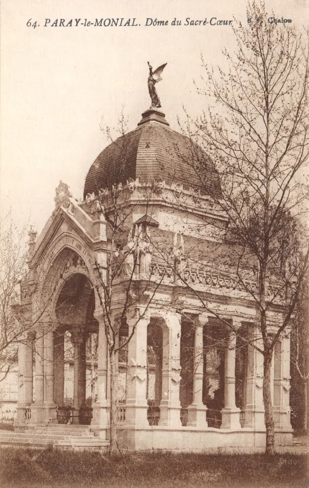 Paray-le-Monial — Dach des Heiligen Herzens — Verlag B. F. Chalon, Nr. 64 - Vorderseite