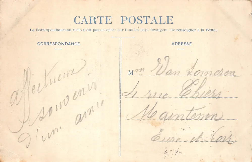 Chaumont - Vieilles Portes, Place de l'Orme — Cliché Roger, lib. édit., Chaumont - Verso