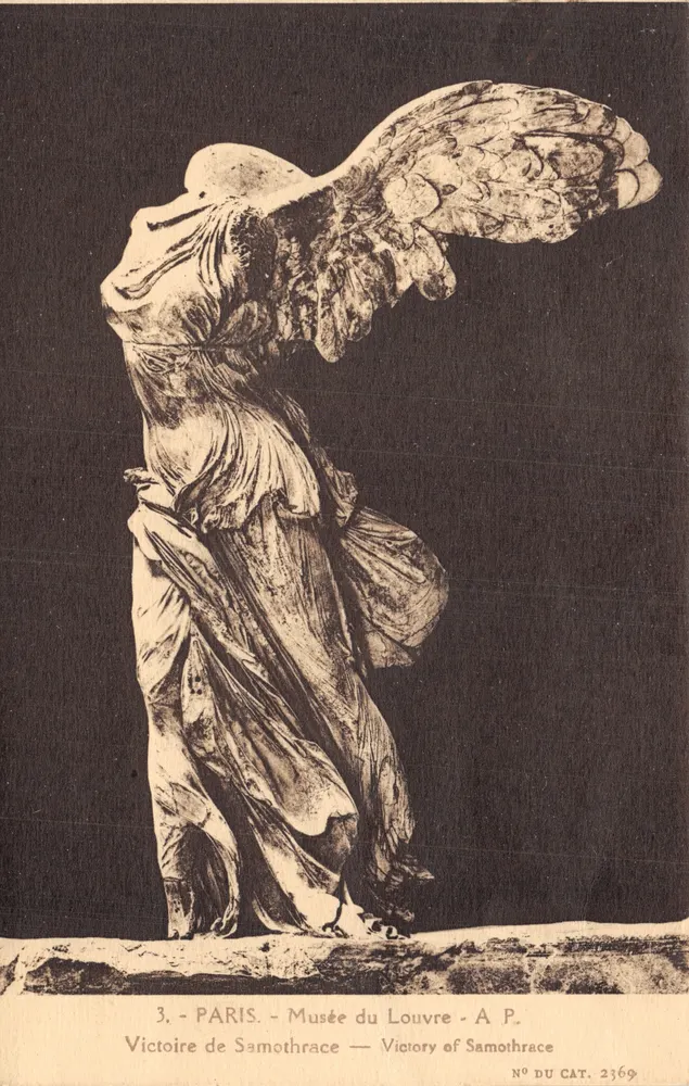 Sieg der Samothrake — Statue im Louvre-Museum — Verlag A.P. n° 2369 - Vorderseite