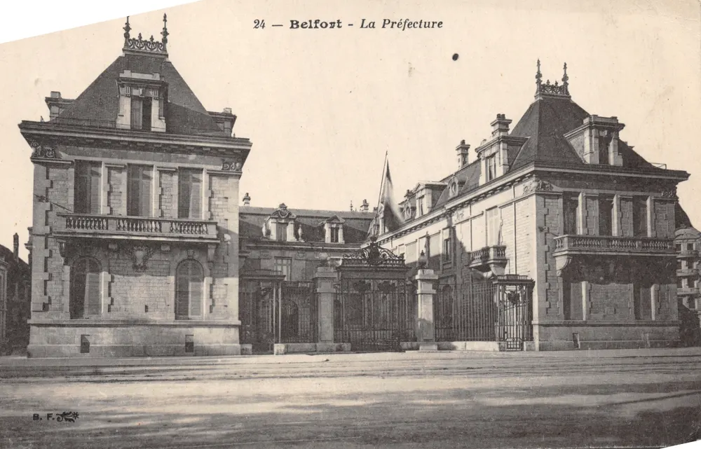 Belfort — La Préfecture — éditeur B.F. n°24 - Recto