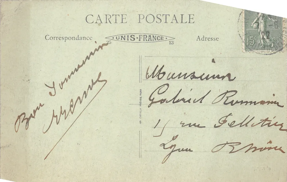 Belfort — La Préfecture — éditeur B.F. n°24 - Verso