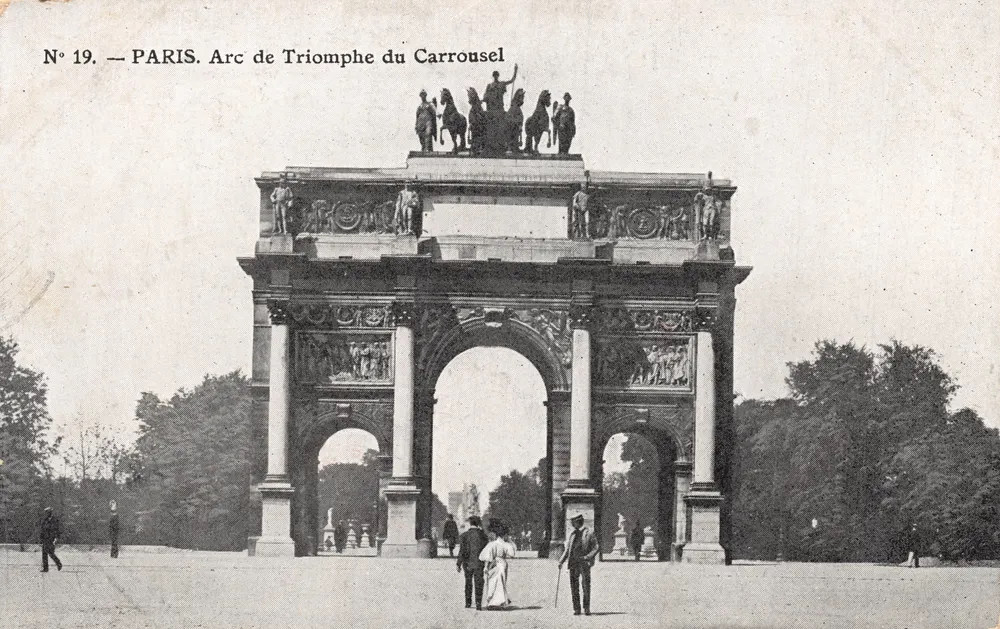 Paris — Arc de Triomphe du Carrousel — éditeur non visible, N° 19 - Recto