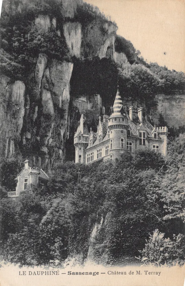 Das Dauphiné — Sassenage — Schloss von Herrn Terray, Verlag Goupil-Derrin - Vorderseite