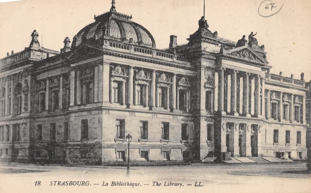 Strasbourg — De Bibliotheek — LL. — Uitgever LL. — N° 18 - Voorkant