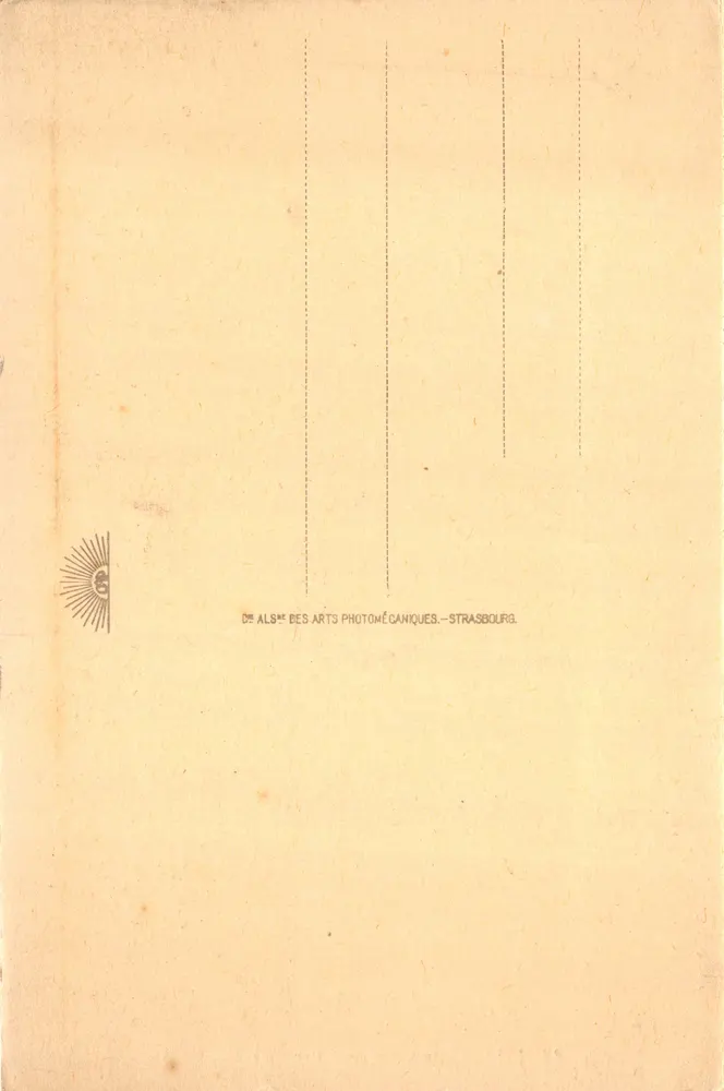 Straßburg - Haus Kammerzell — Verlag DRUCK AUF DER KARTENKarte n°42 - Rückseite