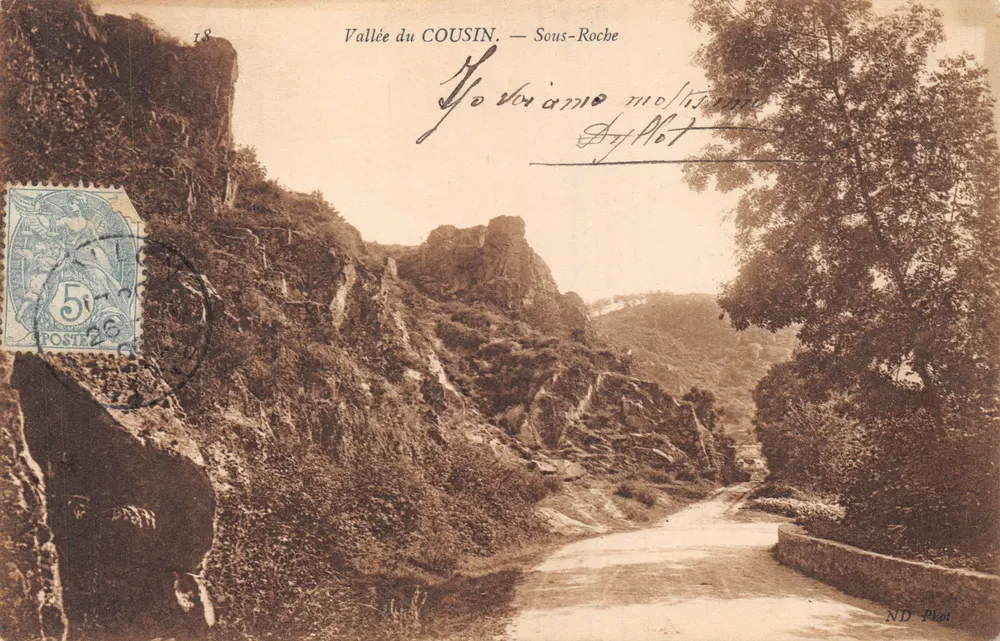 Vallée du COUSIN — Sous-Roche — ND Pkot - Recto