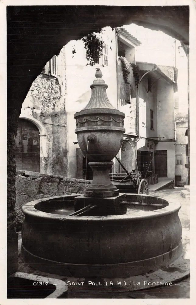 Saint Paul (A.M.) — La Fontaine — Edição Baux - Frente