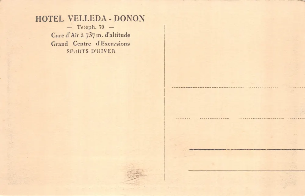 Ausblick vom Grand Donon auf das Tal der Bruche — Verlag AAE, Nr. 50 - Rückseite