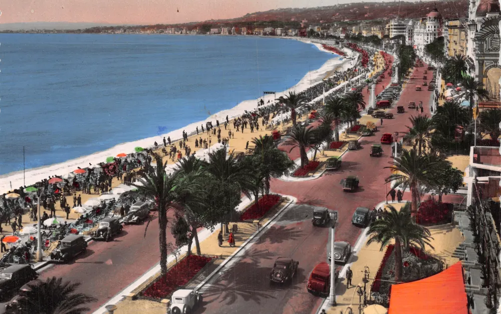 Ansicht der Promenade des Anglais — Nice — Verlag L. GILLETTA & Cie - Vorderseite
