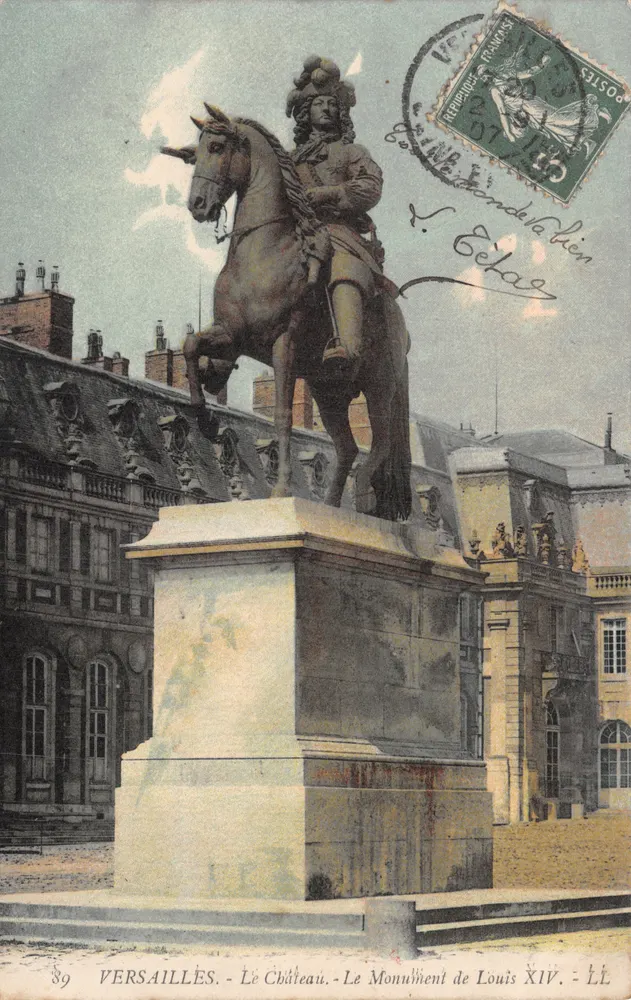 Versailles — Das Schloss — Das Denkmal von Ludwig XIV — LL — Verlag LL, Nr. 89 - Vorderseite