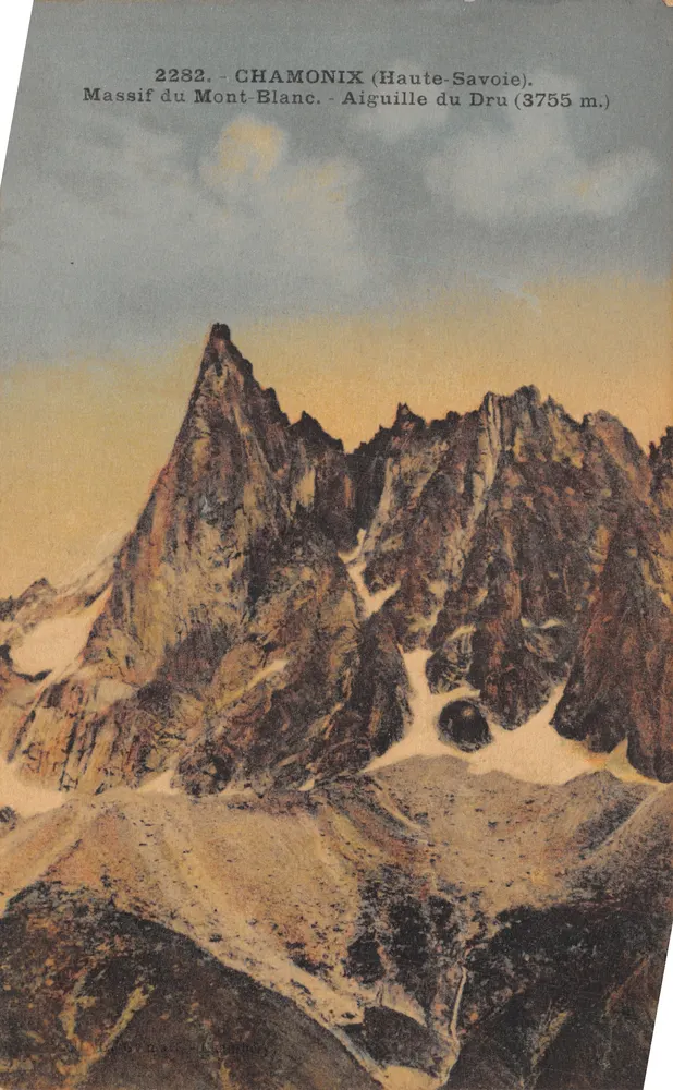 Aiguille du Dru — Mont-Blanc — Verlag nicht sichtbar, Nr. 2282 - Vorderseite