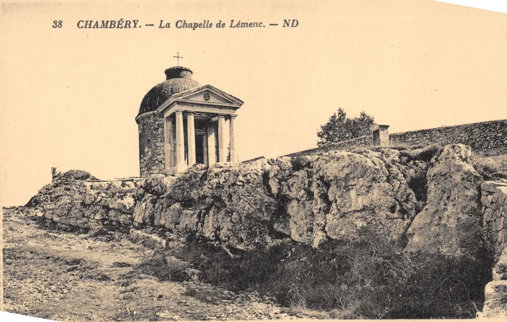 Chambéry — A Capela de Lémenc — ND - Frente