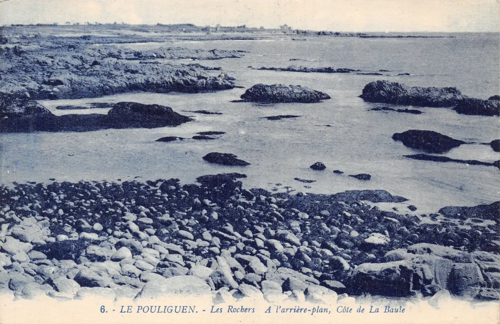 Le Pouliguen — Die Felsen — Verlag G. Arriand, Nantes - Vorderseite