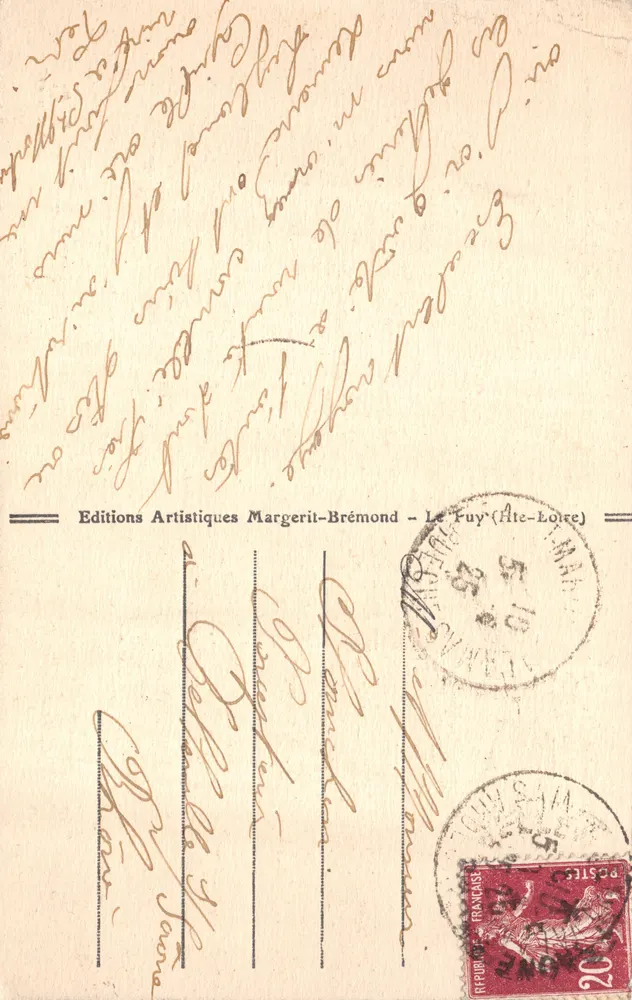 See Issarlès — Ansicht des Kanuens — Les Htes Cévennes Illustrées 1258 - Rückseite