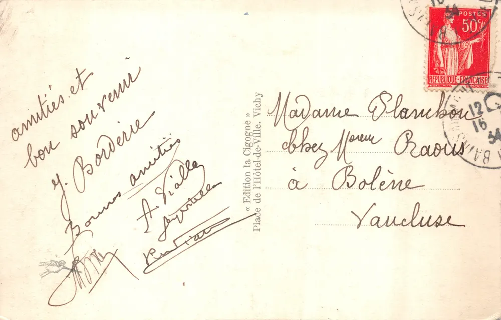 Mount-Dore — Allgemeiner Blick — Ausgabe des Rathauses, Vichy, Nr. 3201 - Rückseite