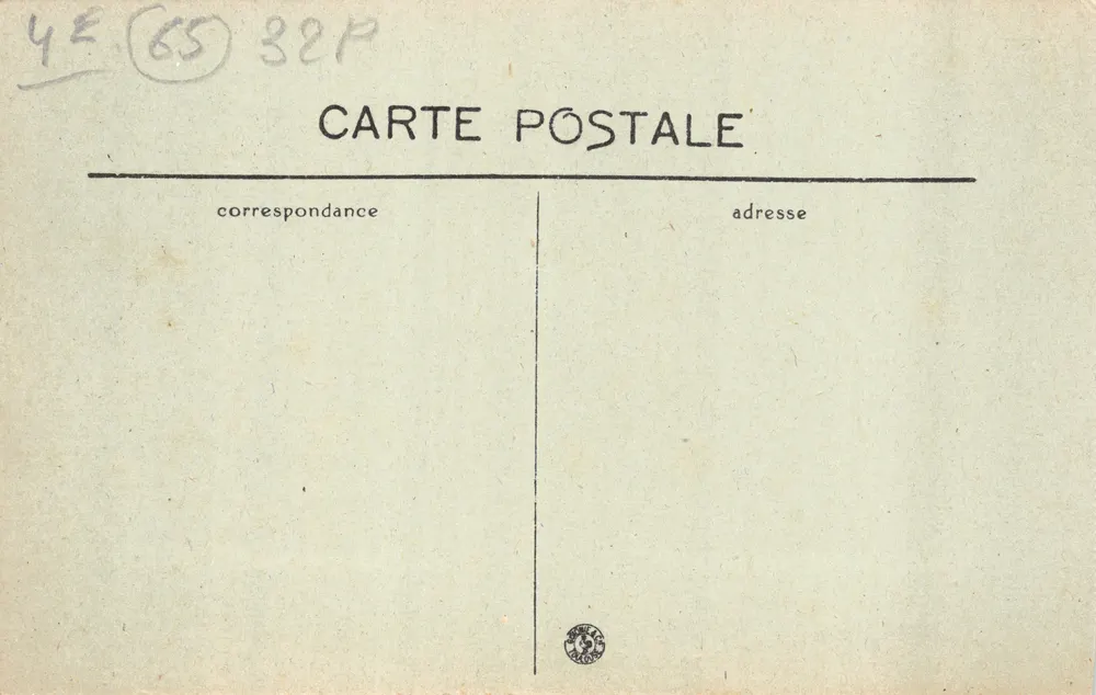 Lourdes — Bords du Lac — Éditeur F. Viron, n° 75 - Verso