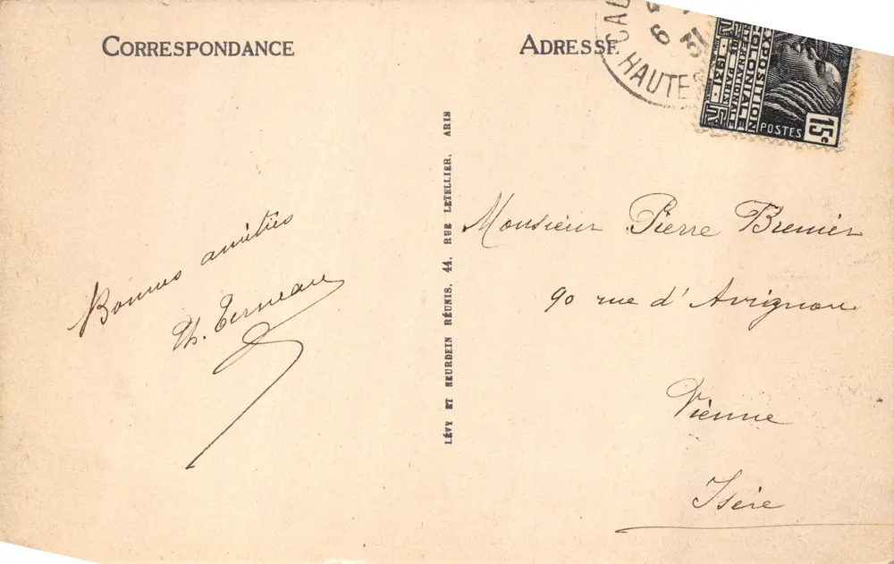 Cauterets — Vue générale prise du Mamelon Vert — LL - पीछे
