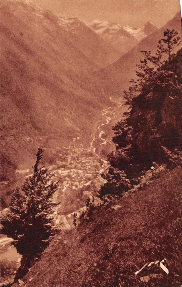 Cauterets — Ansicht von oben — Éditions Jové, Pau (B.P.) — Nr. 118 - Vorderseite