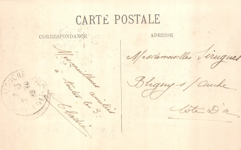 Dijon — Ansicht der Kirche Sainte-Bénigne — LL. Verlag LL. Nr. 15 - Rückseite