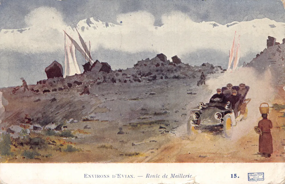 Umgebung von Évian — Route de Meillerie — Sammlung Cachet n°15 - Vorderseite