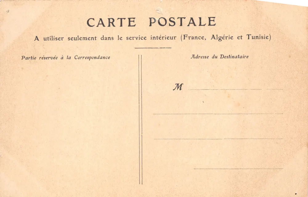 Dijon — Ansicht der Place Darcy — Sammlung J.-G. Dijon, n° 76 - Rückseite