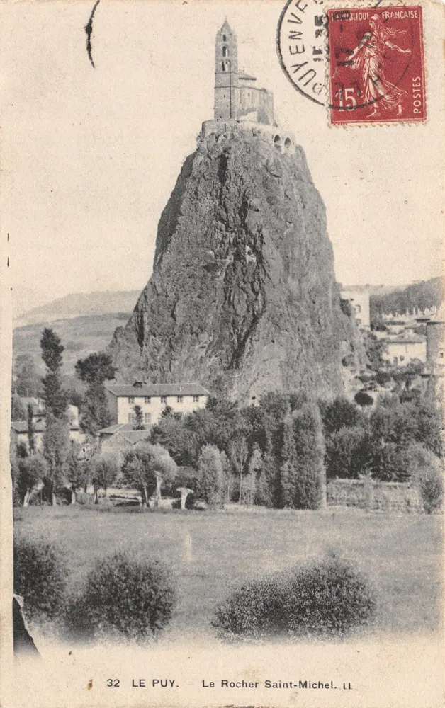 Le Puy — Felsen von Saint-Michel — Verlag LEVY & NEURDRIN RÉUNIS, IMP. PARIS - Vorderseite