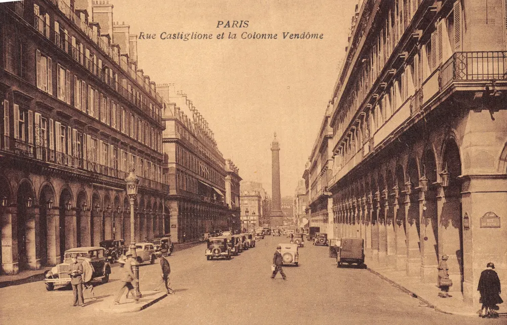 Paris — Rue Castiglione und die Vendôme-Säule — Verlag « Liberté » - Vorderseite