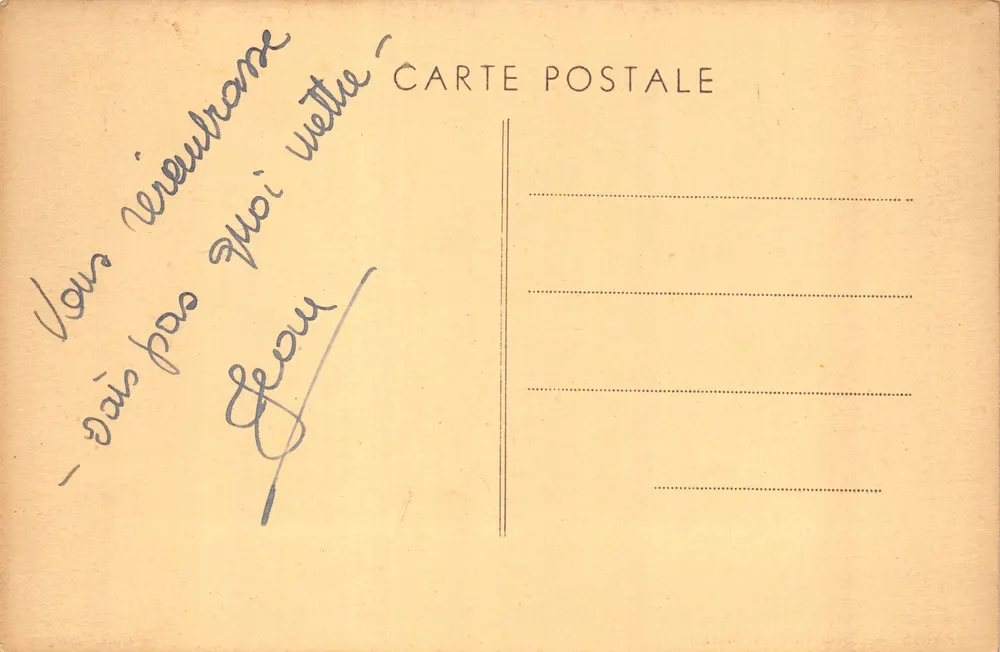 PARIS — Boulevard St-Martin — Verlag PHOT. COMBIER MACON, Seriennummer nicht sichtbar - Rückseite