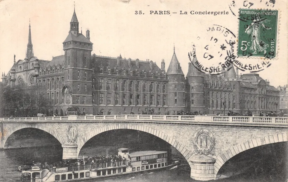 Paris — La Conciergerie — éditeur non visible, n° 35 - Recto