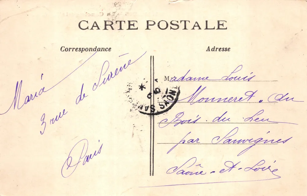 Paris — La Conciergerie — éditeur non visible, n° 35 - Verso
