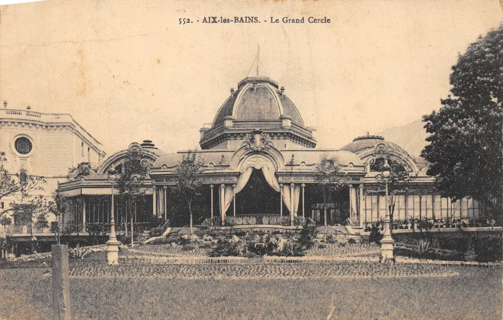 Aix-les-Bains - Der Große Kreis — Verlag L. Neyrard, Chambéry, Nr. 552 - Vorderseite