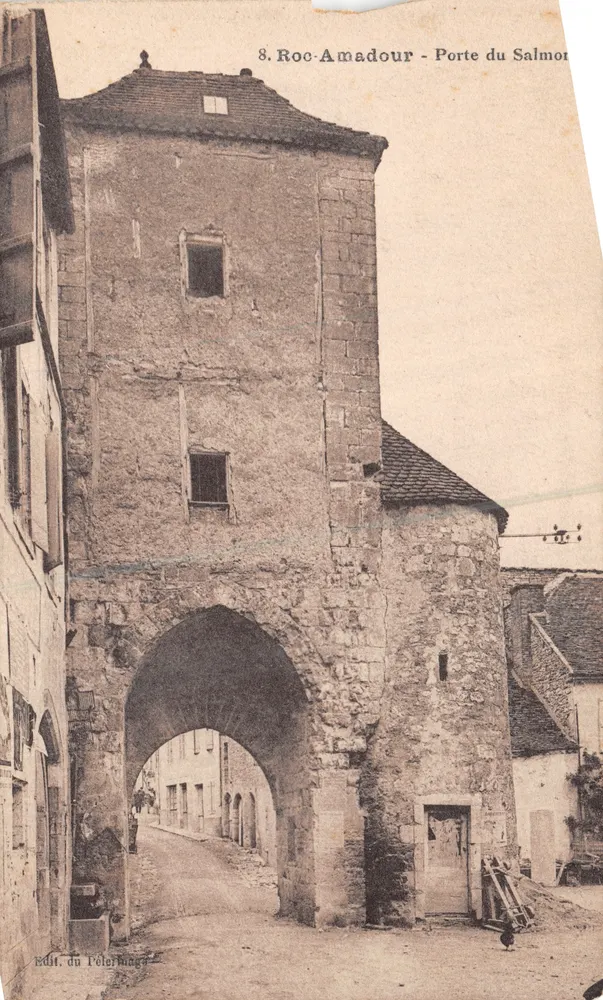 Roc-Amadour — Porte du Salmot — Verlag des Telegraphen - Vorderseite