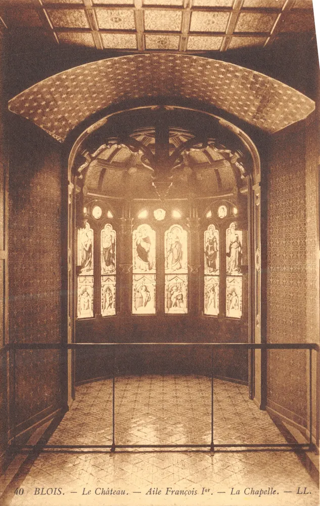 Blois — Das Schloss — Flügel François Ier — Die Kapelle — LL - Vorderseite
