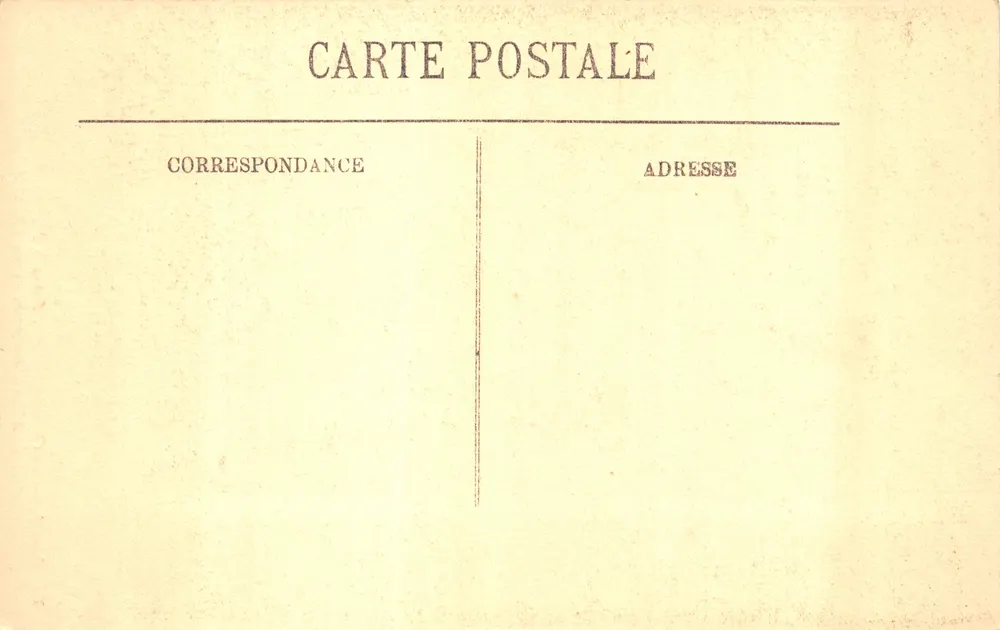 Blois — Das Schloss. Saal der Ehren. Der Kamin — Verlag LL, Nr. 75 - Rückseite